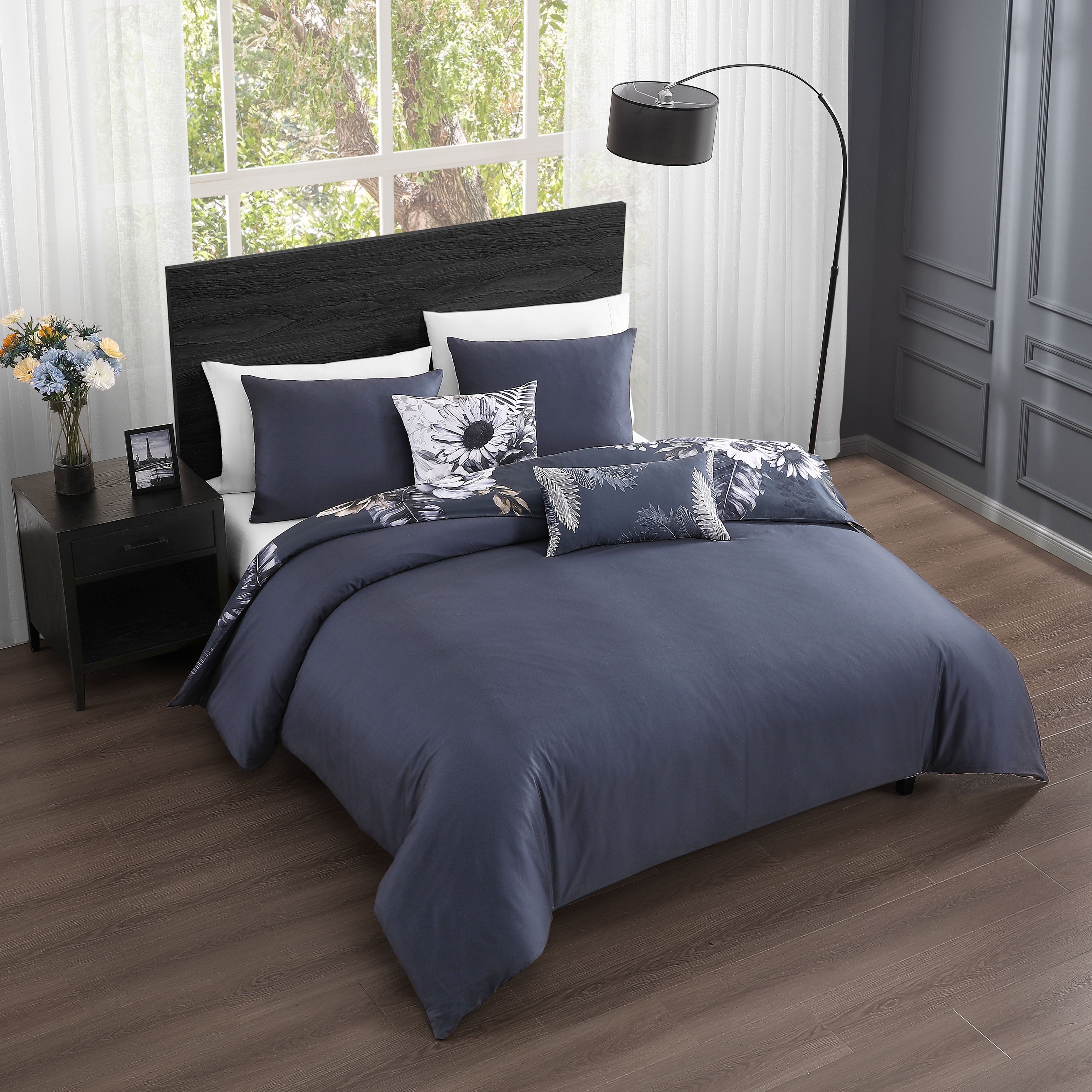 Bebejan Forget Me Not 5 Piece Reversible Comforter Set