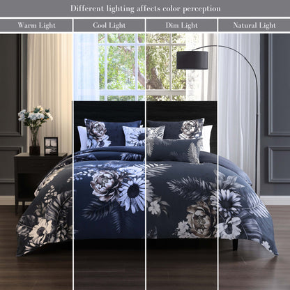 Bebejan Forget Me Not 5 Piece Reversible Comforter Set