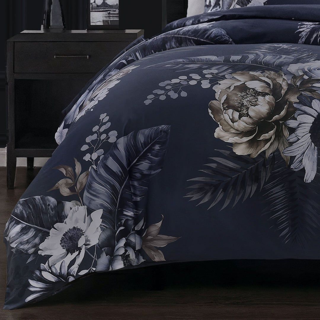 Forget Me Not 3 Piece Reversible Duvet Cover Set