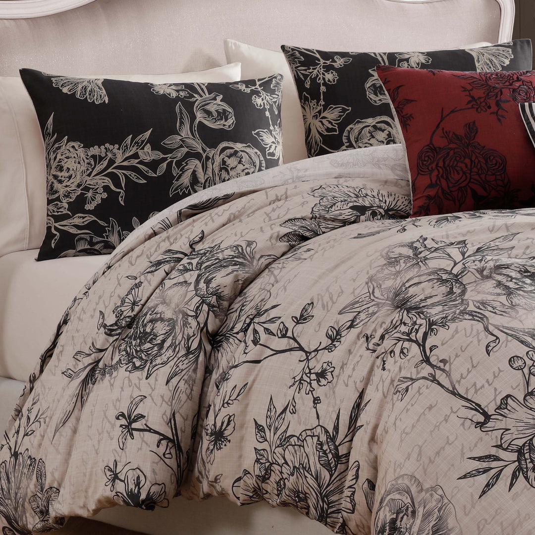 Bebejan French Linen 5 Piece Reversible Comforter Set