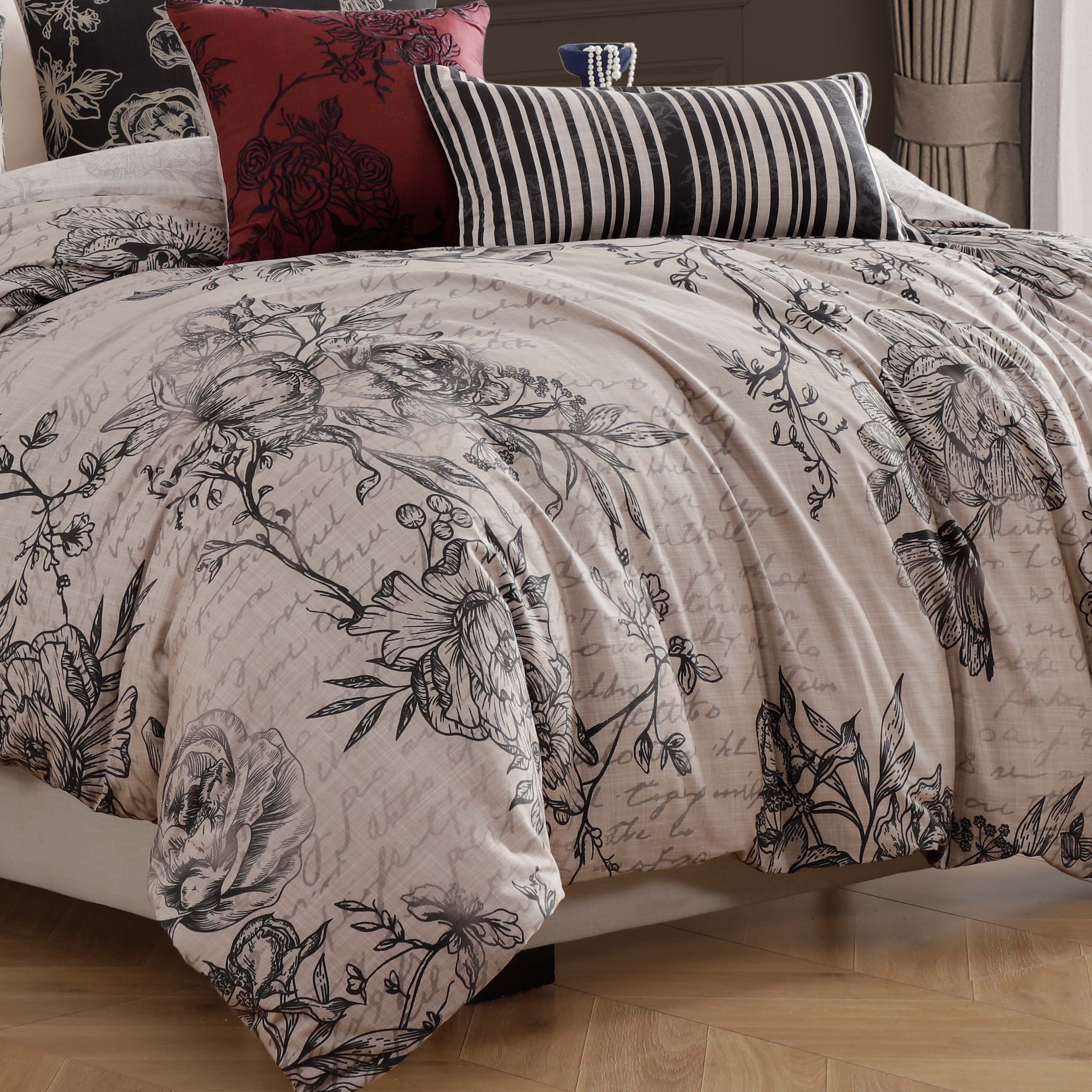 Bebejan French Linen 5 Piece Reversible Comforter Set