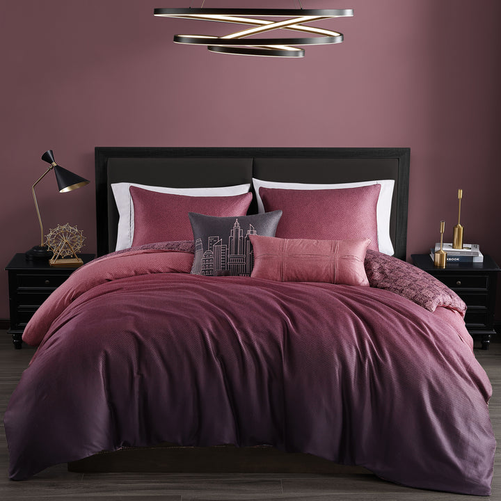 Bebejan Mauve Dreams 5 Piece Reversible Comforter Set