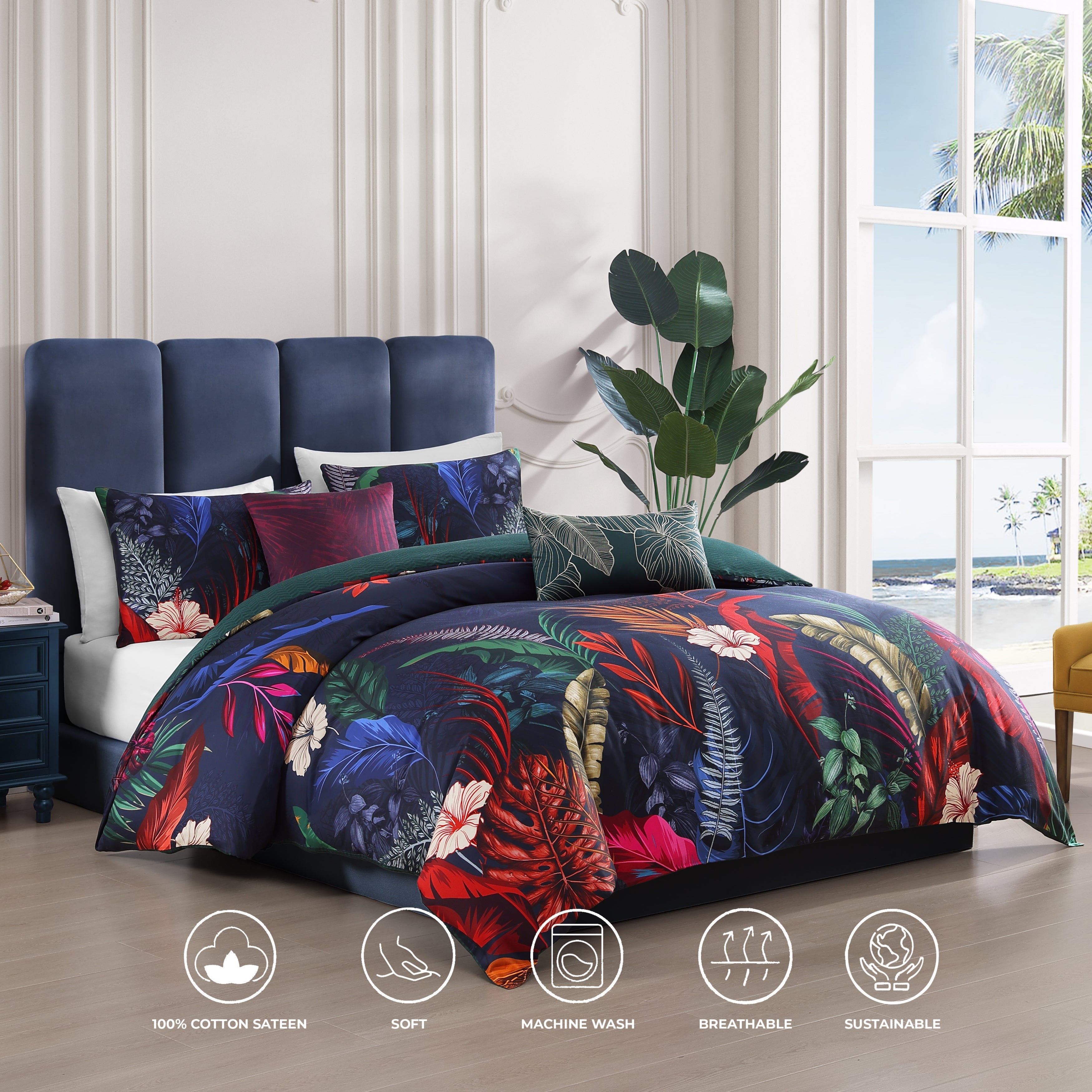 Bebejan Paradise 5 Piece Reversible Comforter Set Comforter Sets By Bebejan®