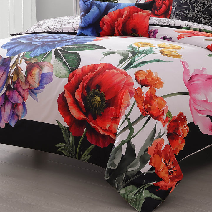 Bebejan Petal Portrait 5 Piece Reversible Comforter Set
