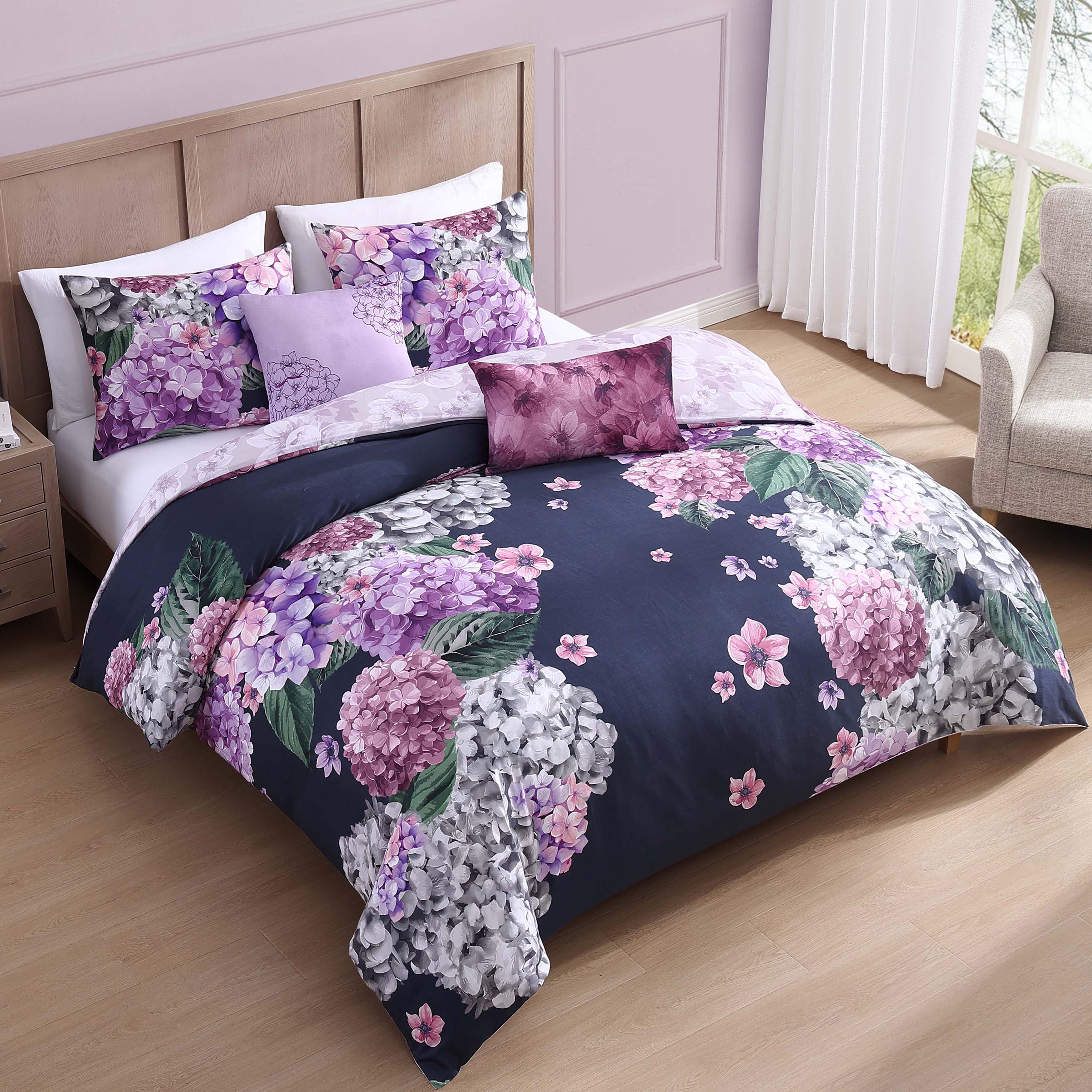 Bebejan Purple Bliss 5 Piece Reversible Comforter Set Comforter Sets By Bebejan®