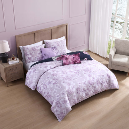 Bebejan Purple Bliss 5 Piece Reversible Comforter Set