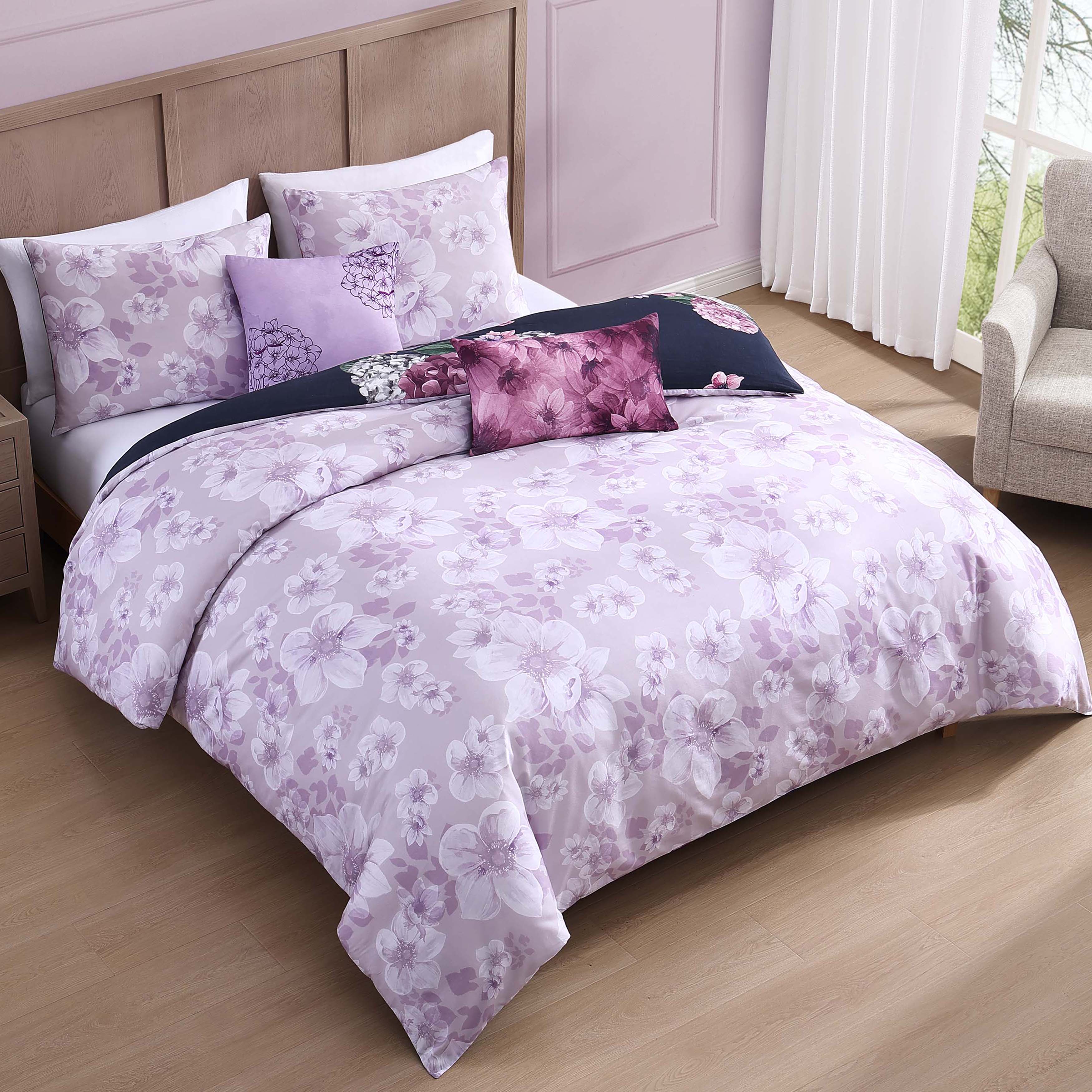 Bebejan Purple Bliss 5 Piece Reversible Comforter Set Comforter Sets By Bebejan®