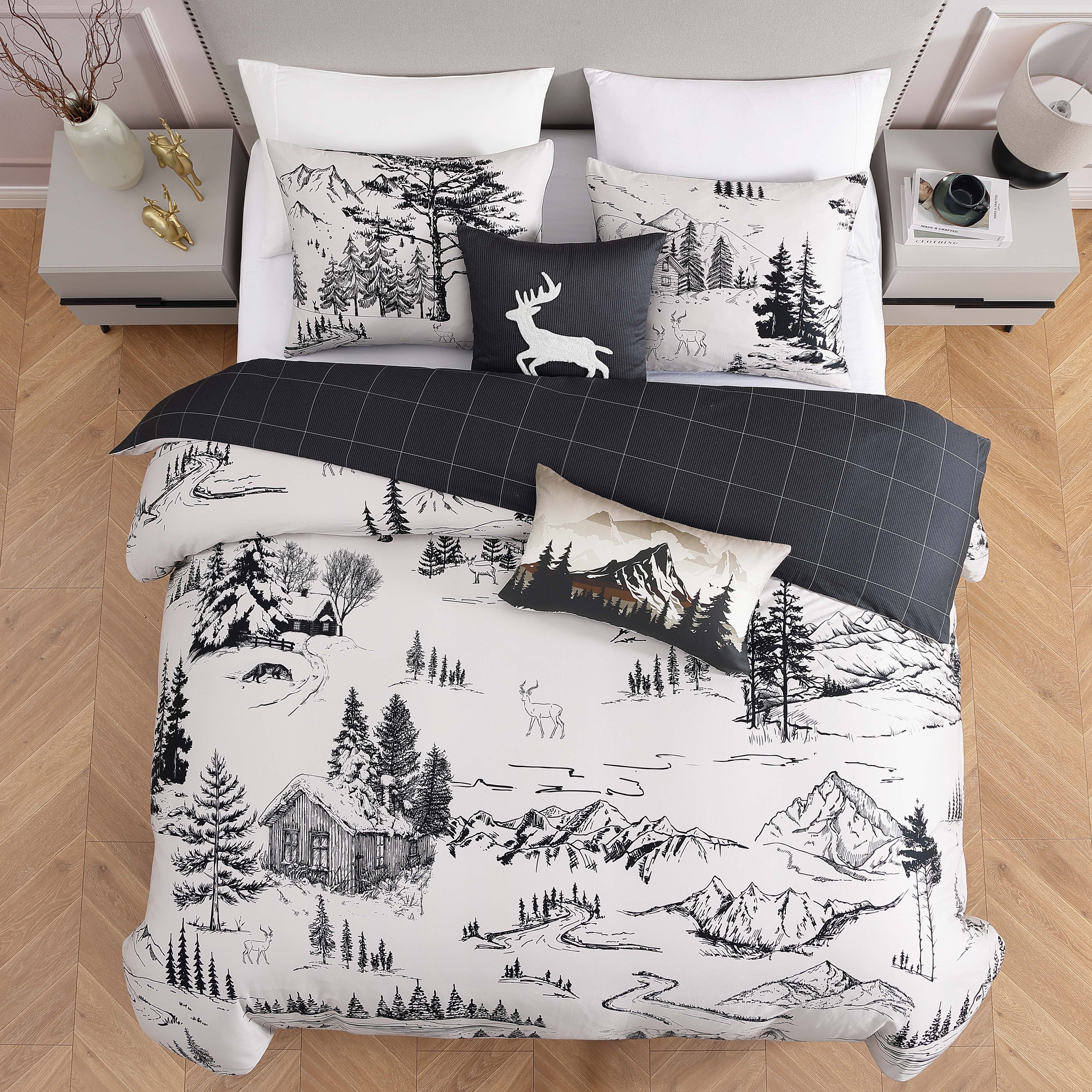 Bebejan Rocky Mountains 5 Piece Reversible Comforter Set