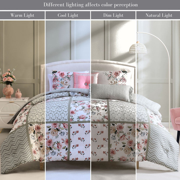 Bebejan Sage Serenity 5 Piece Reversible Comforter Set Comforter Sets By Bebejan®