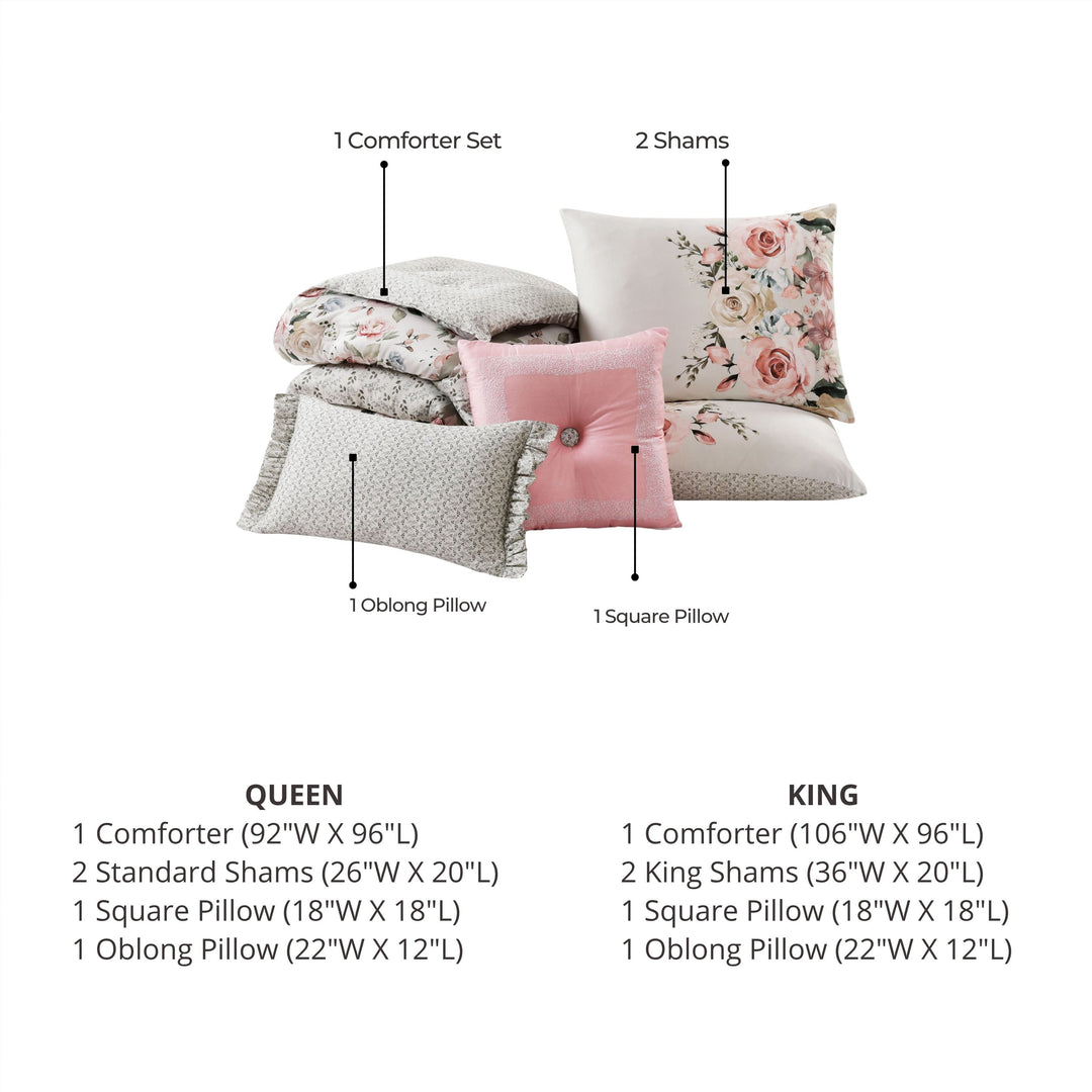 Bebejan Sage Serenity 5 Piece Reversible Comforter Set Comforter Sets By Bebejan®