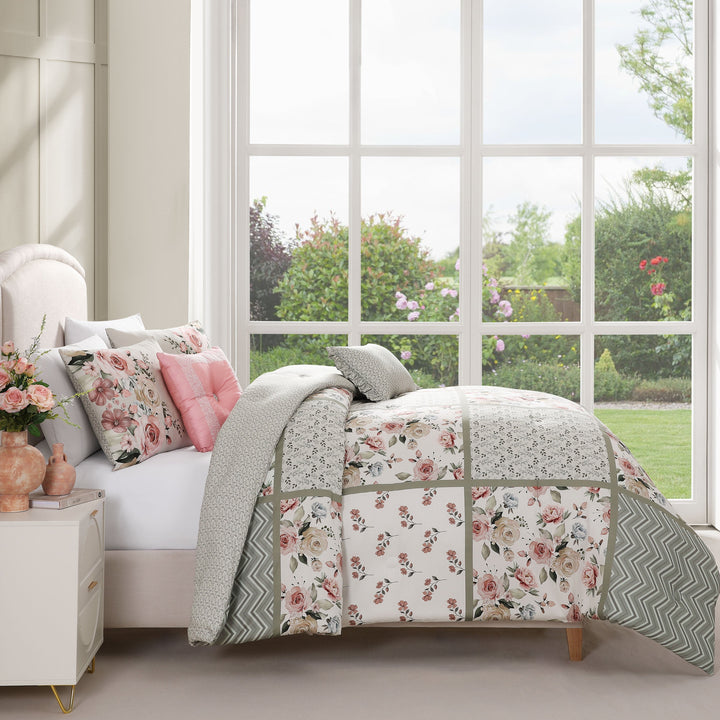 Bebejan Sage Serenity 5 Piece Reversible Comforter Set Comforter Sets By Bebejan®