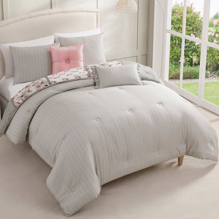 Bebejan Sage Serenity 5 Piece Reversible Comforter Set Comforter Sets By Bebejan®