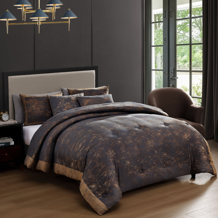 Bebejan Texture Jacquard 5 Piece Comforter Set