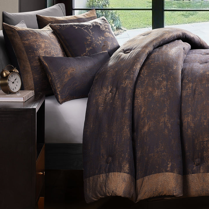 Bebejan Texture Jacquard 5 Piece Comforter Set