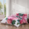 Bebejan Textured Floral 5 Piece Reversible Comforter Set