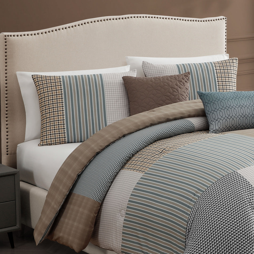 Bebejan Tranquil Patch 5 Piece Reversible Comforter Set