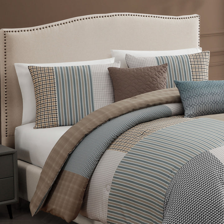 Bebejan Tranquil Patch 5 Piece Reversible Comforter Set