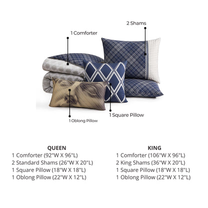 Bebejan Vertigeo 5 Piece Reversible Comforter Set