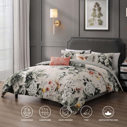 Bebejan Vintage Bloom 5 Piece Reversible Comforter Set Comforter Sets By Bebejan®