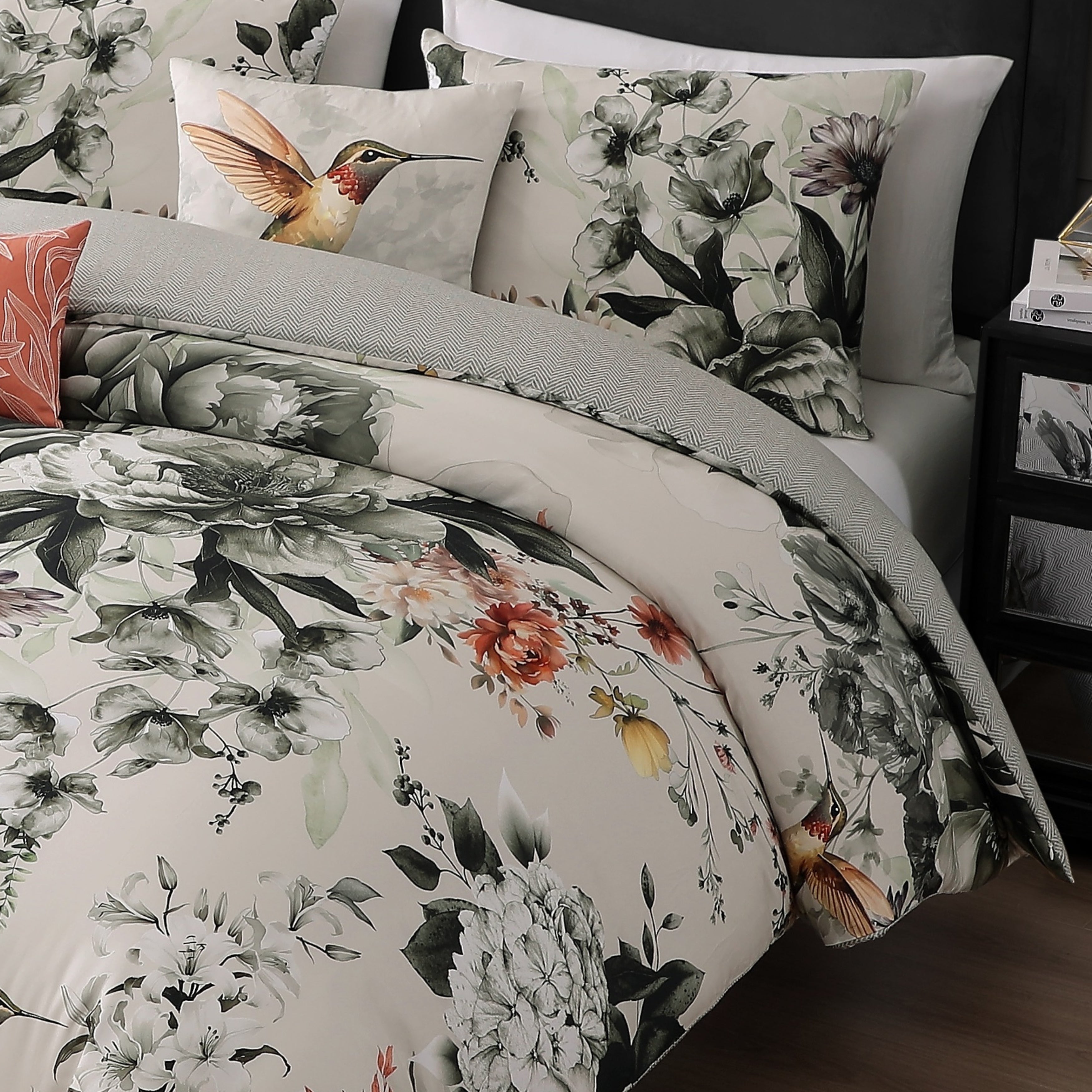 Bebejan Vintage Bloom 5 Piece Reversible Comforter Set Comforter Sets By Bebejan®