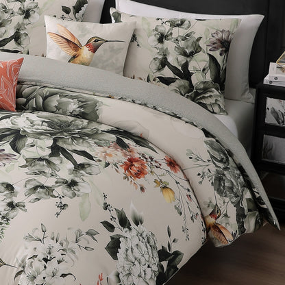 Bebejan Vintage Bloom 5 Piece Reversible Comforter Set Comforter Sets By Bebejan®