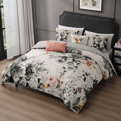 Bebejan Vintage Bloom 5 Piece Reversible Comforter Set Comforter Sets By Bebejan®
