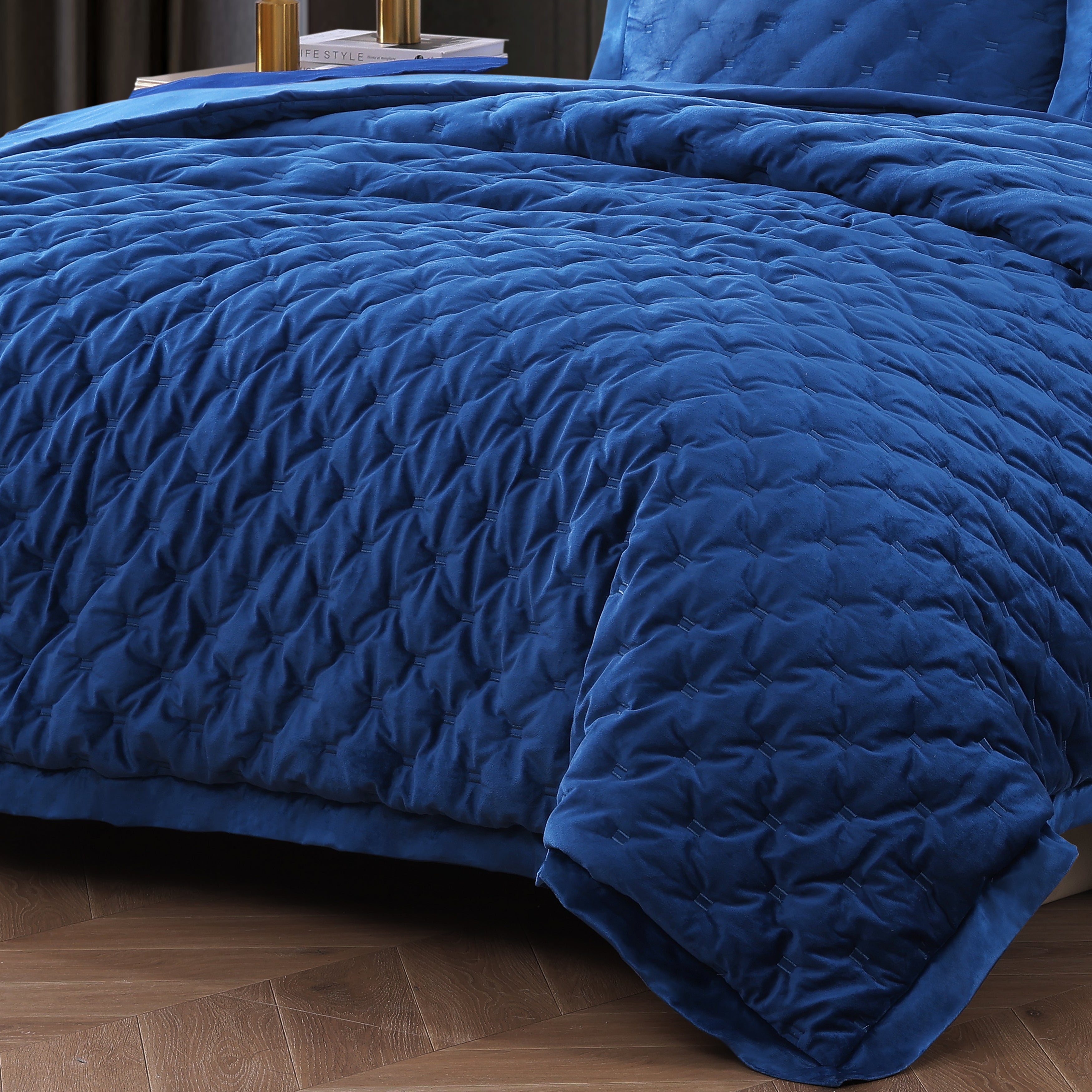 Bebejan 3 Piece Velvet Comforter Set