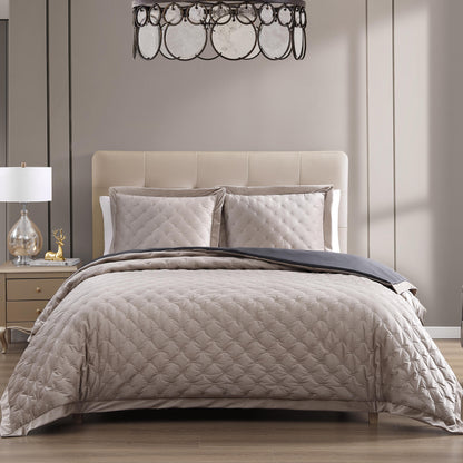 Bebejan 3 Piece Velvet Comforter Set