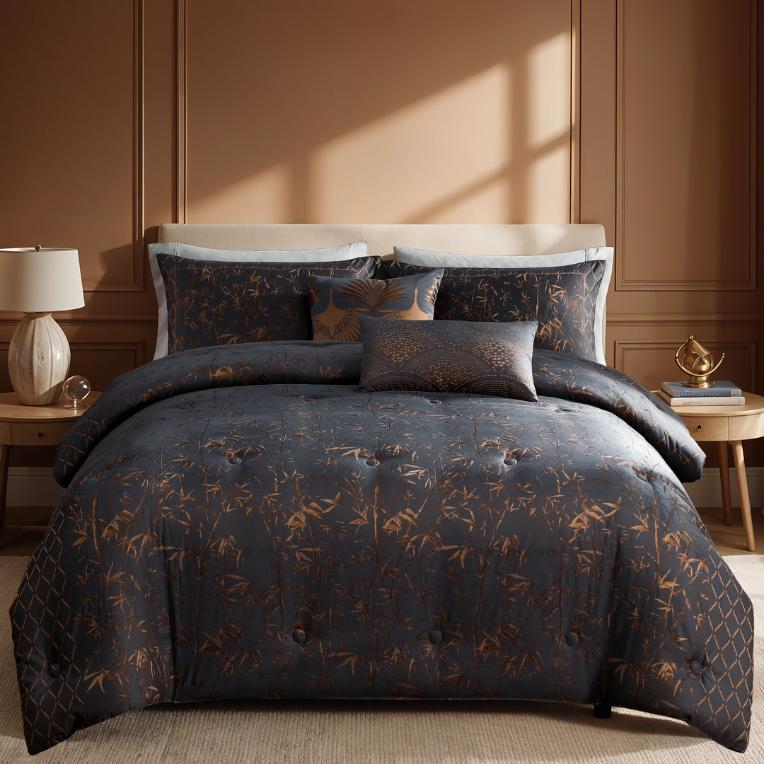 Bebejan Bamboo Tree 5 Piece Comforter Set