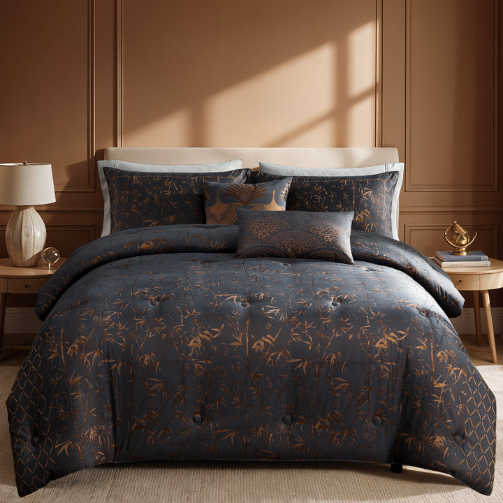 Bebejan Bamboo Tree 5 Piece Comforter Set