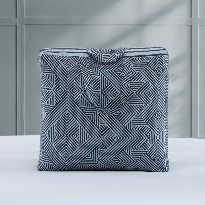 Bebejan Blue Geo Lines 5 Piece Reversible Comforter Set Comforter Sets By Bebejan®