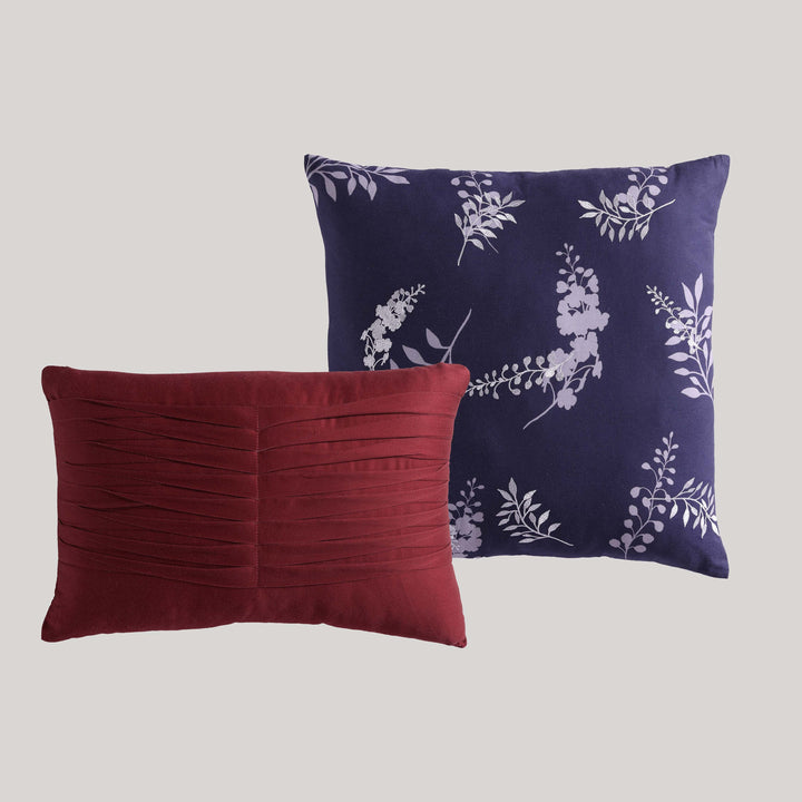 Bebejan Deep Purple Garden 5 Piece Reversible Comforter Set Comforter Sets By Bebejan®