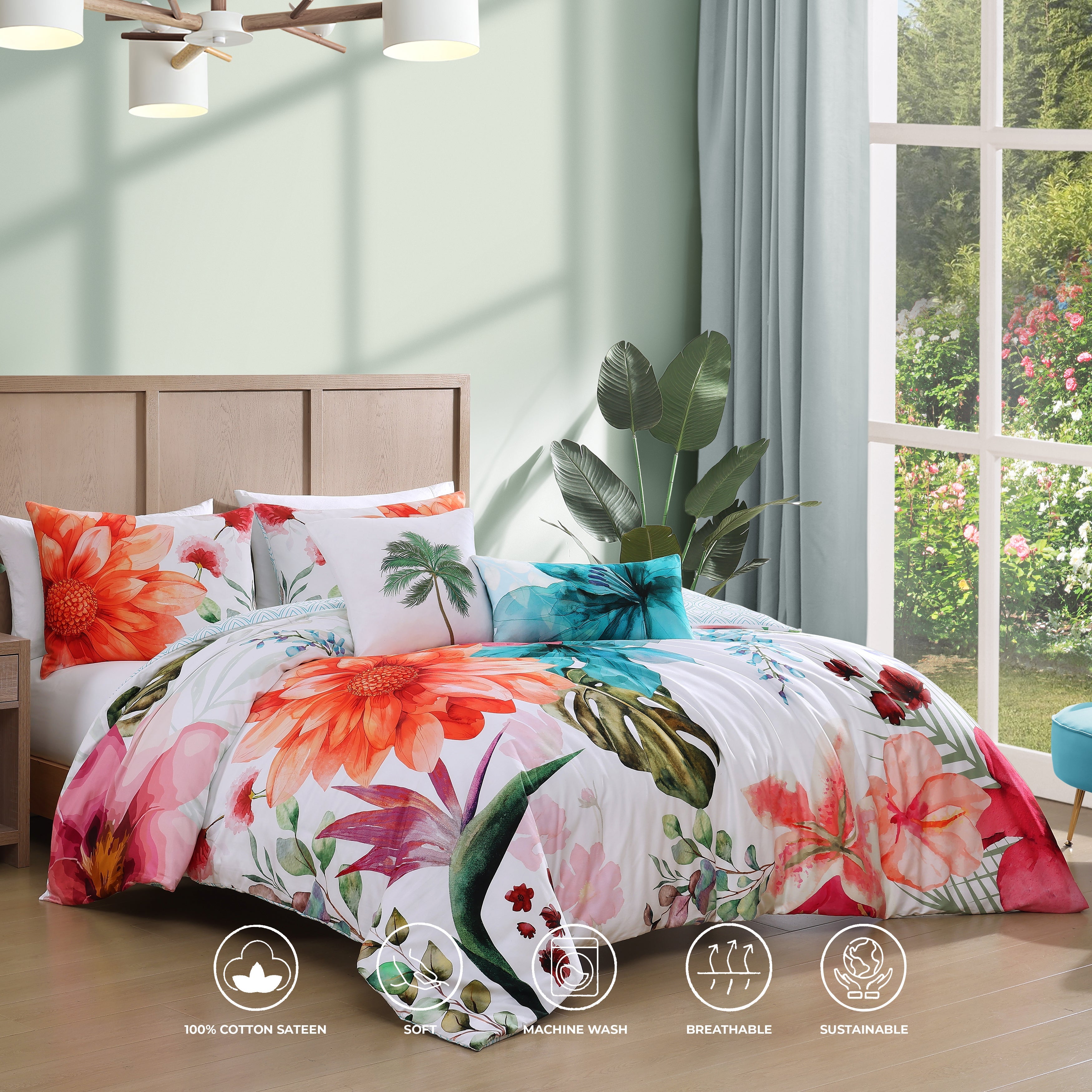 Bebejan Eden's Embrace 5 Piece Reversible Comforter Set Comforter Sets By Bebejan®