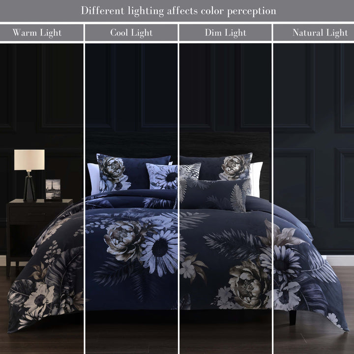 Bebejan Forget Me Not 5 Piece Reversible Comforter Set