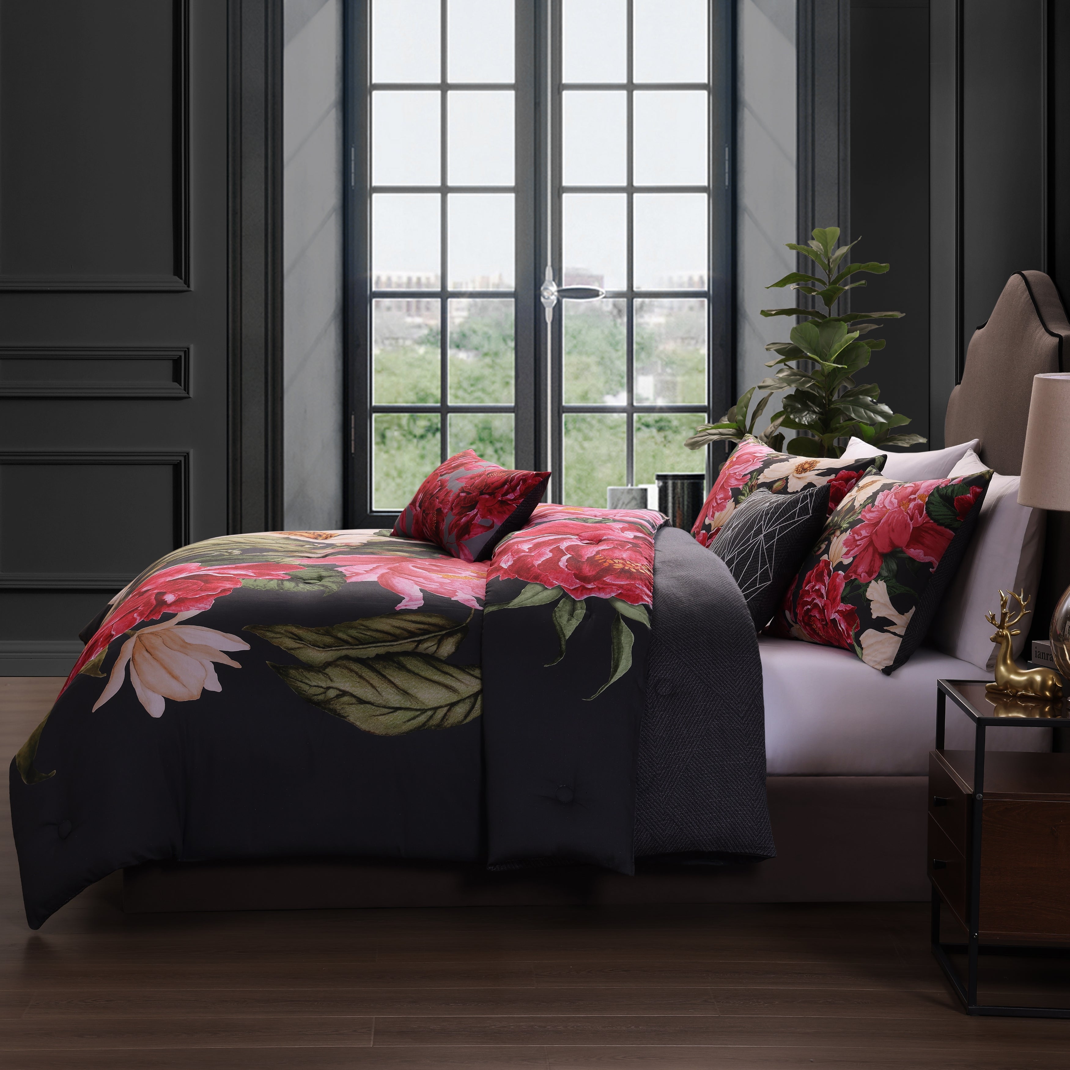 Bebejan Flower Garland 5 Piece Reversible Comforter Set Comforter Sets By Bebejan®