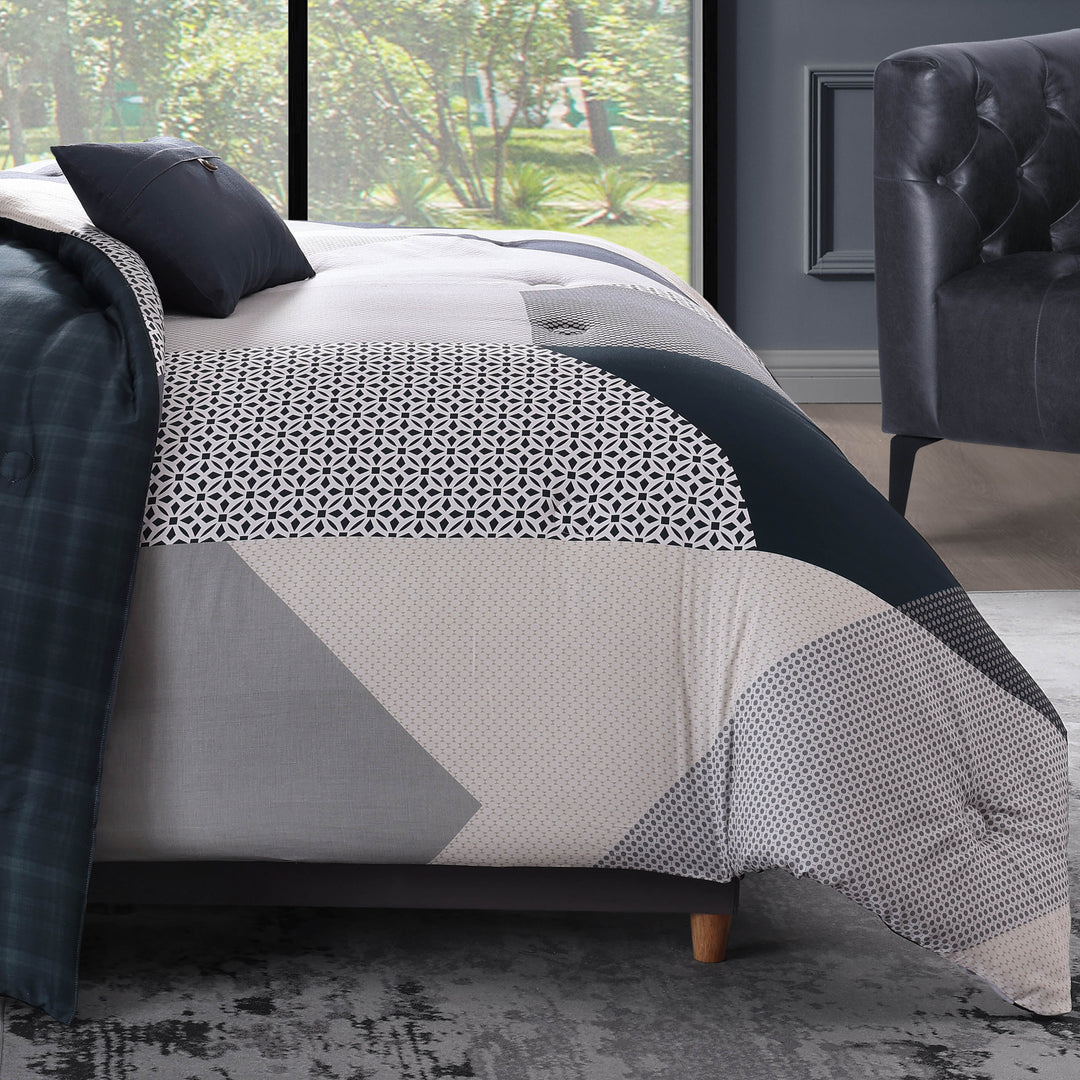 Bebejan Geo Fusion 5 Piece Reversible Comforter Set