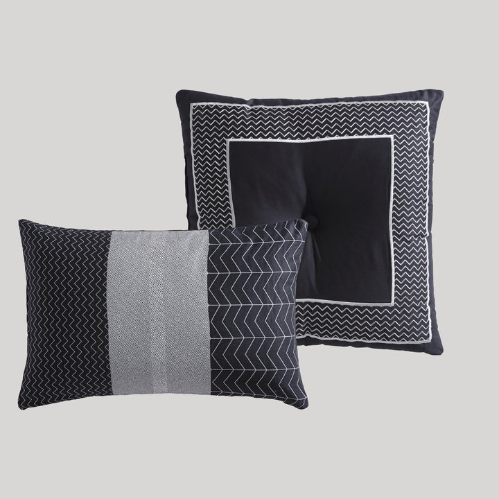 Bebejan Kyle Black 5 Piece Reversible Comforter Set Comforter Sets By Bebejan®