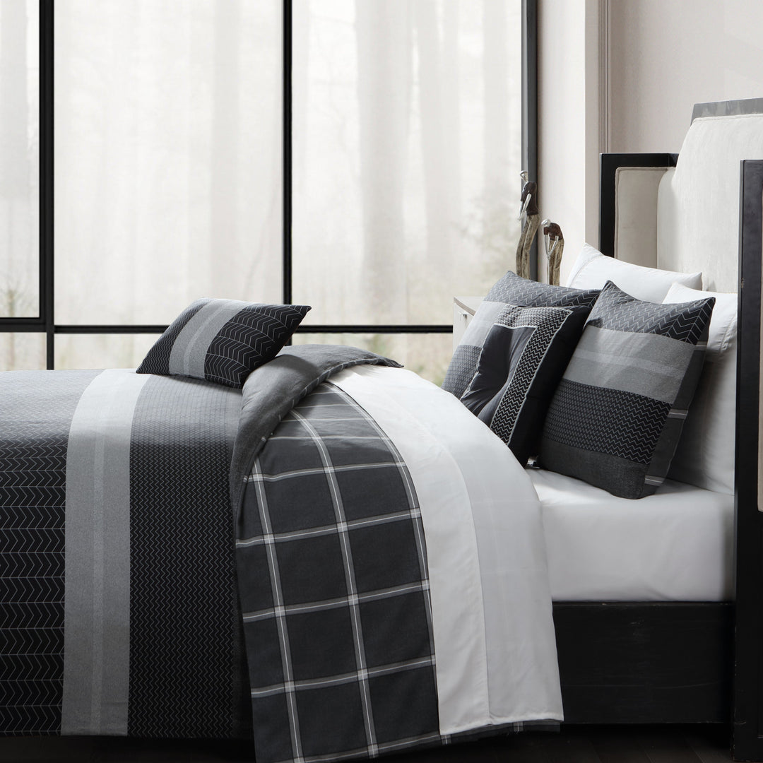 Bebejan Kyle Black 5 Piece Reversible Comforter Set Comforter Sets By Bebejan®