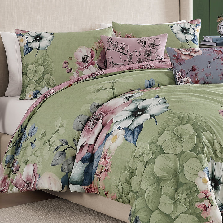 Bebejan Lilac Cascade 5 Piece Reversible Comforter Set Comforter Sets By Bebejan®