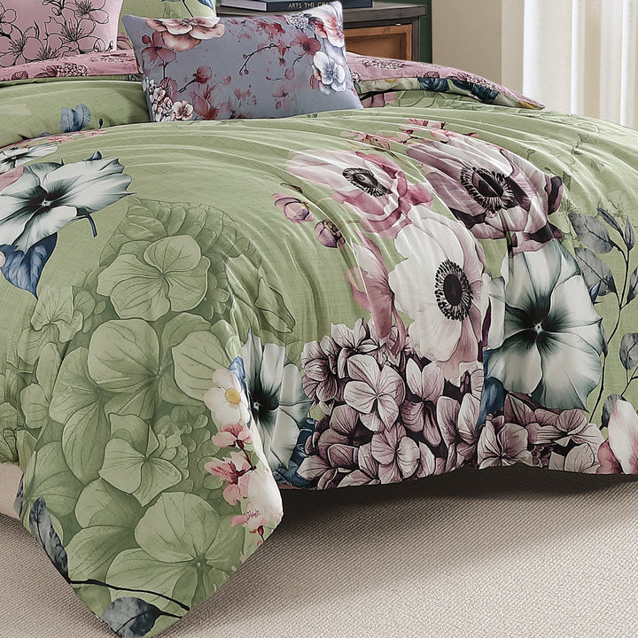 Bebejan Lilac Cascade 5 Piece Reversible Comforter Set Comforter Sets By Bebejan®