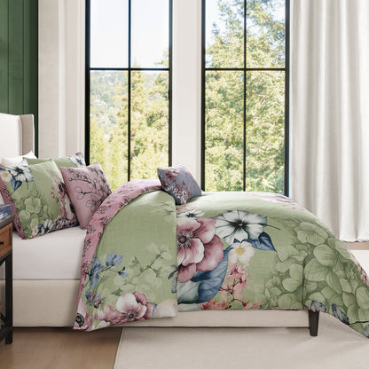 Bebejan Lilac Cascade 5 Piece Reversible Comforter Set Comforter Sets By Bebejan®