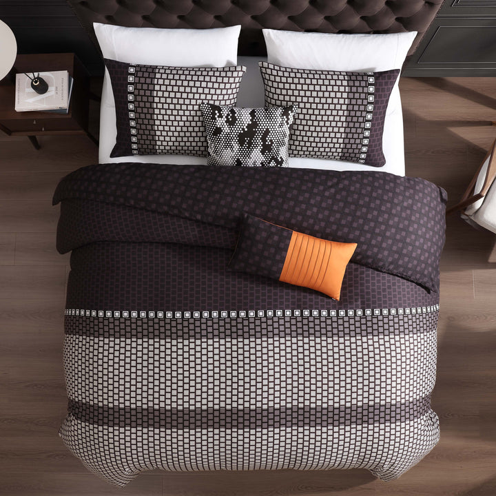 Bebejan Linear Luxe 5 Piece Reversible Comforter Set Comforter Sets By Bebejan®