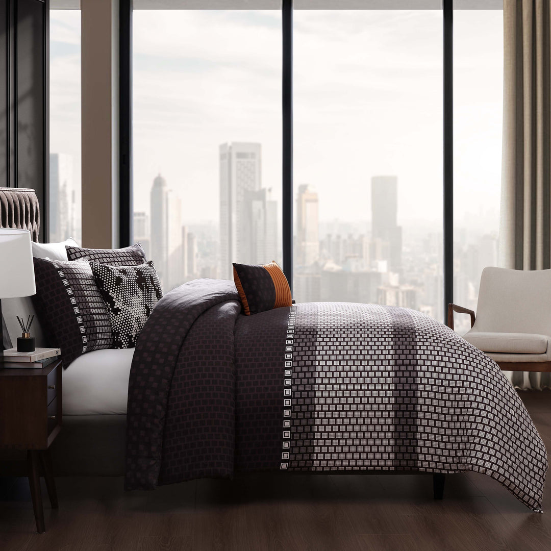 Bebejan Linear Luxe 5 Piece Reversible Comforter Set Comforter Sets By Bebejan®