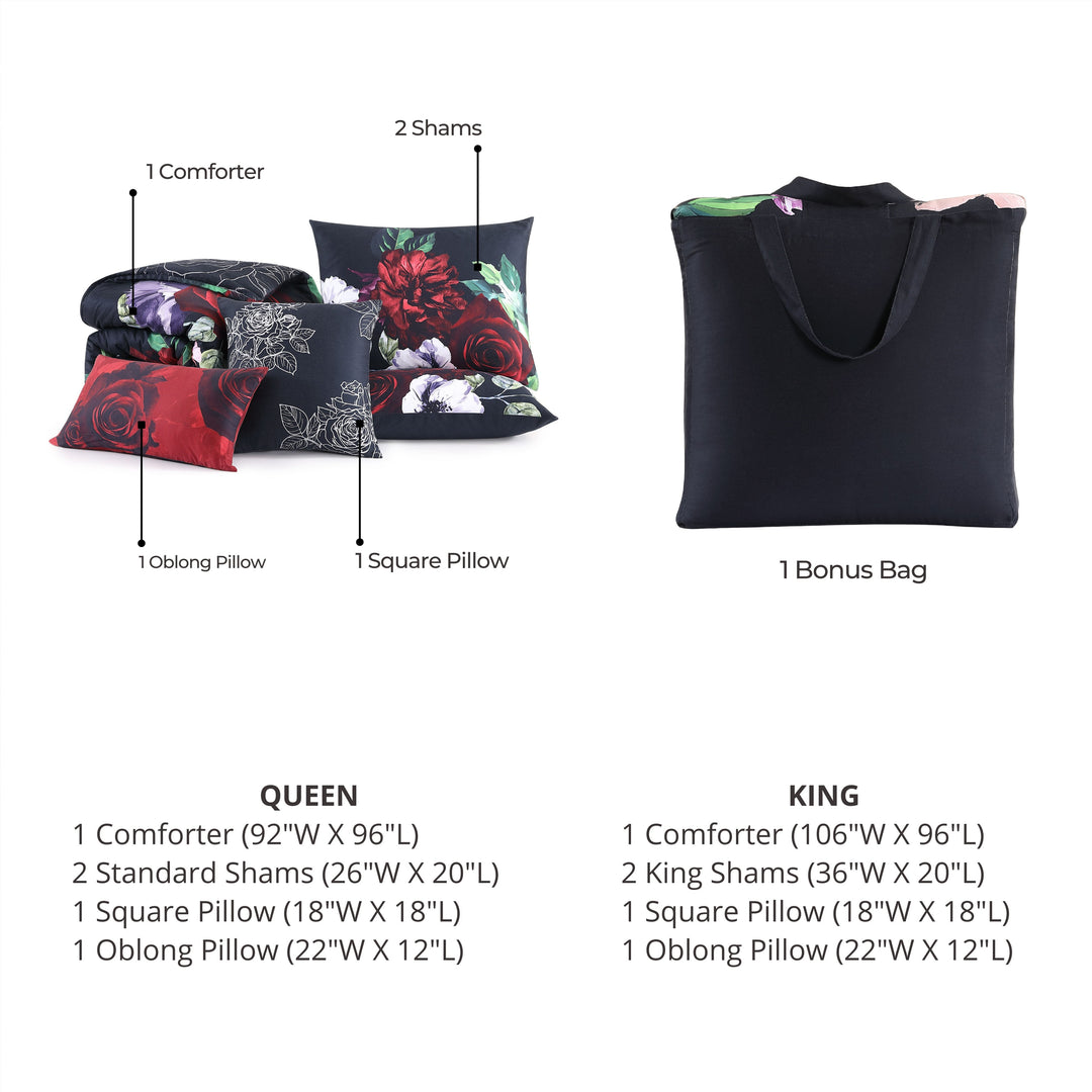 Bebejan Moody Painting 5 Piece Reversible Comforter Set Comforter Sets By Bebejan®