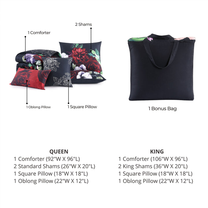 Bebejan Moody Painting 5 Piece Reversible Comforter Set Comforter Sets By Bebejan®