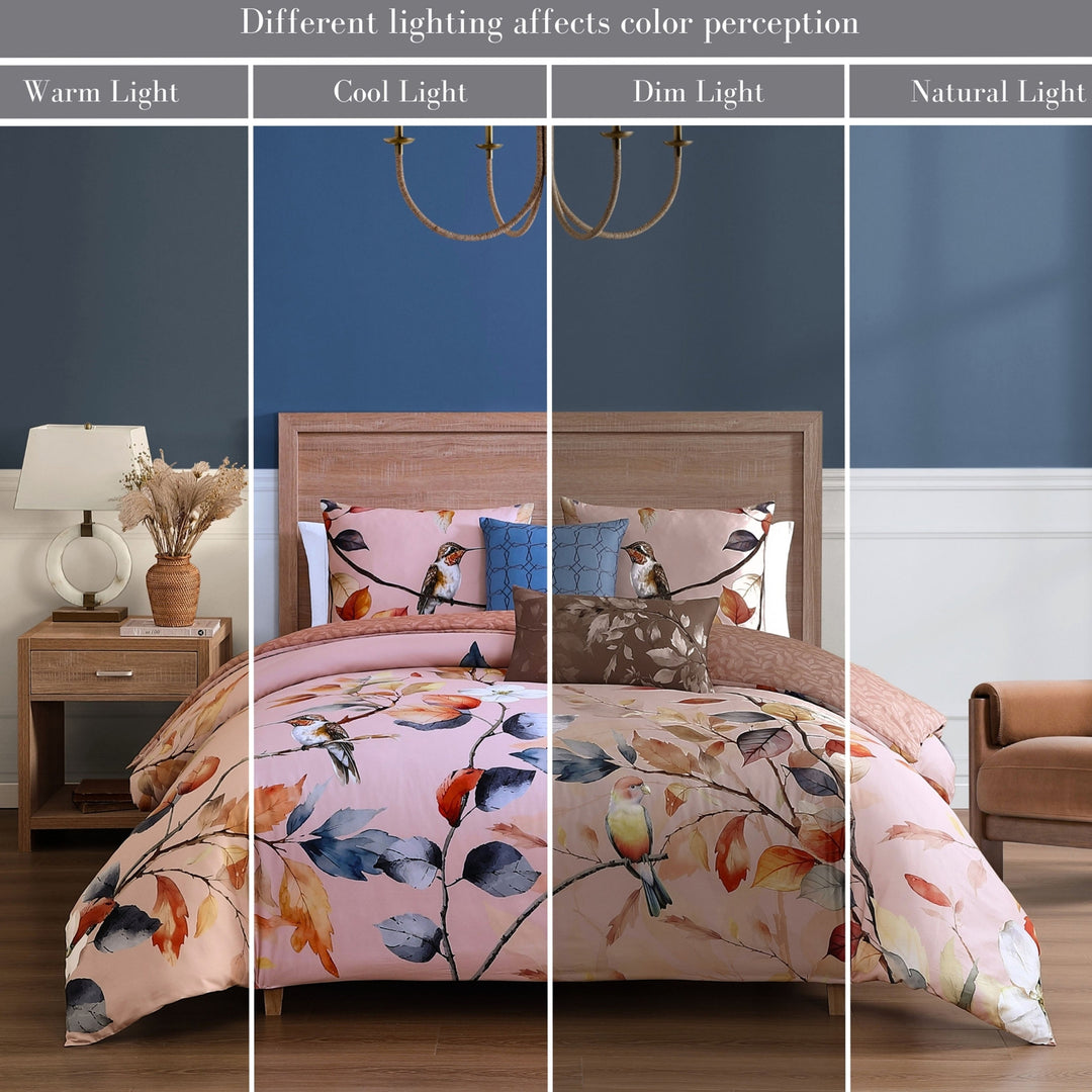 Bebejan Peachy Dogwood 5 Piece Reversible Comforter Set Comforter Sets By Bebejan®