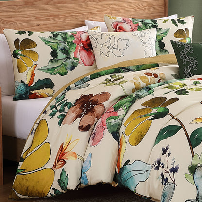 Bebejan Radiance 3 Piece Reversible Comforter Set IN Queen- Final Sale Comforter Sets By US Office - Latest Bedding