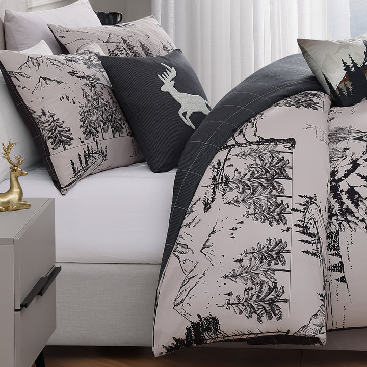 Bebejan Rocky Mountains 5 Piece Reversible Comforter Set