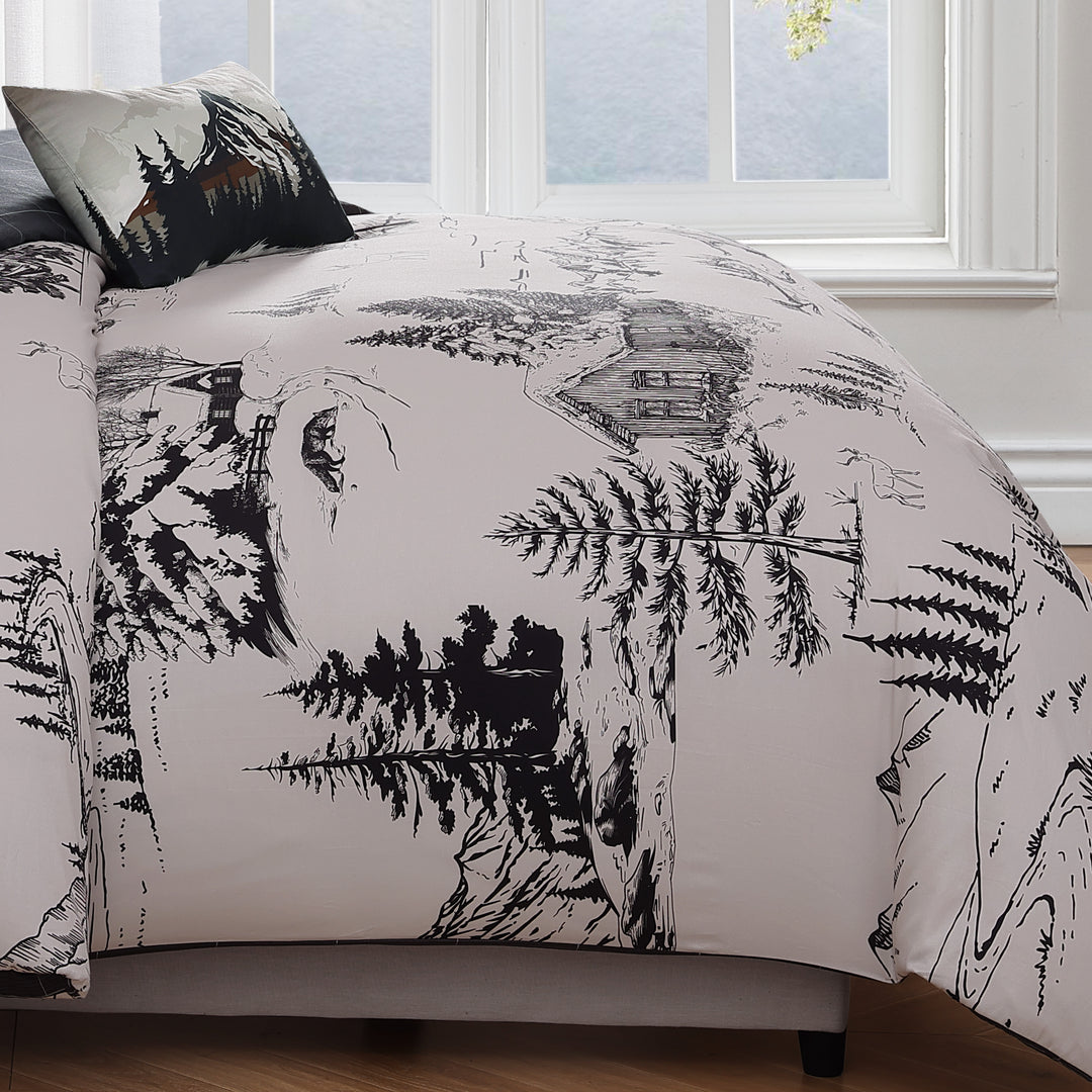 Bebejan Rocky Mountains 5 Piece Reversible Comforter Set