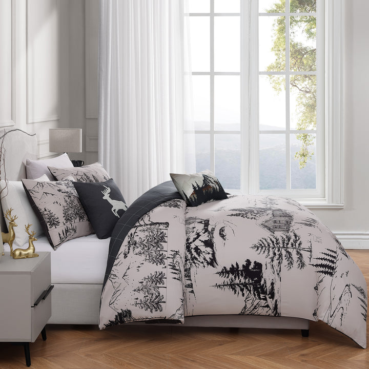 Bebejan Rocky Mountains 5 Piece Reversible Comforter Set